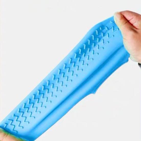 1 пара водонепроницаемых чехлов на сапоги, силиконовые чехлы на обувь, противоскользящие эластичные бахилы, утолщенные водонепроницаемые защитные чехлы на обувь