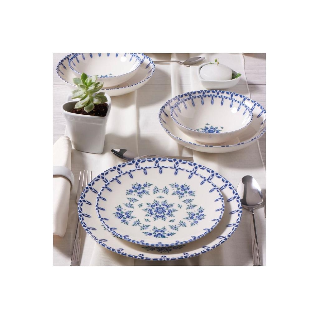Gral Porcelain Camelia 24 Pieces Boned Dinner Set For 6 People - 1654