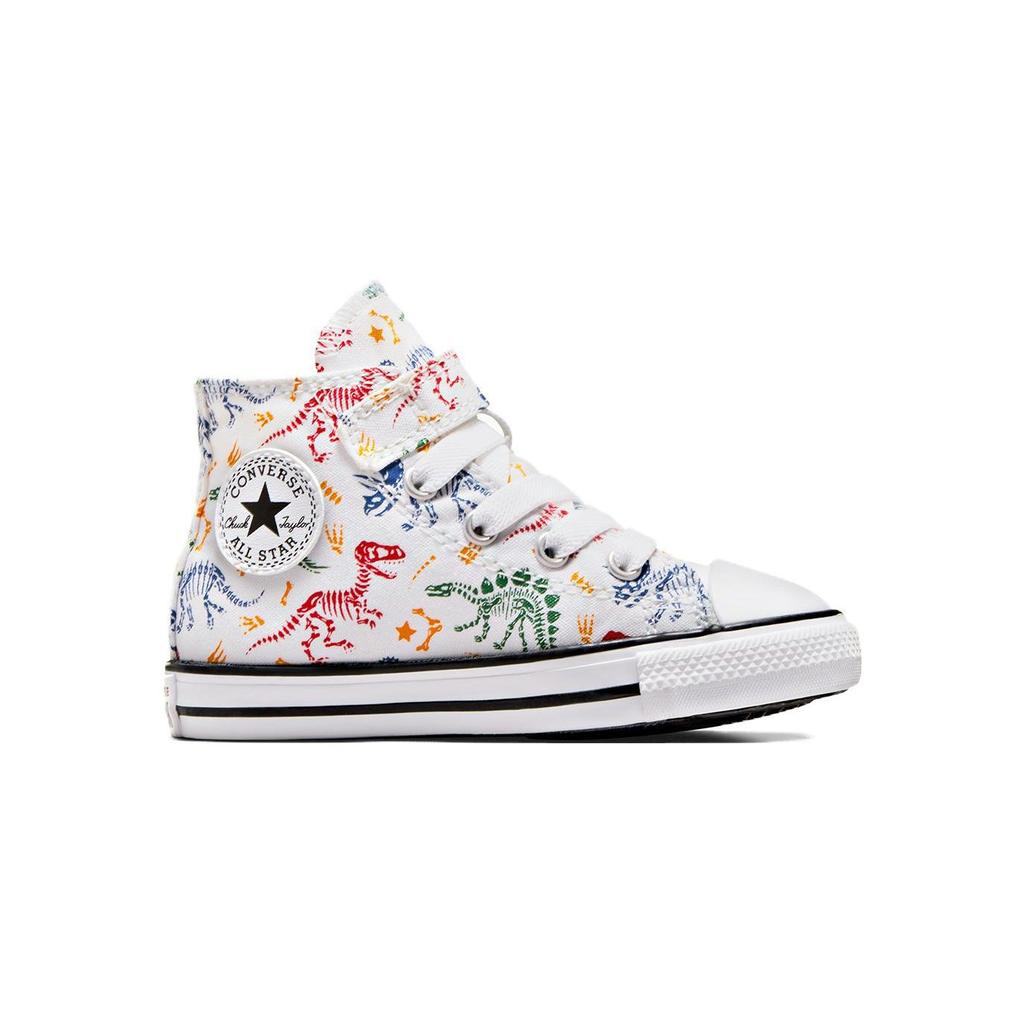 Converse All Star 1V Comfortable Versatile High-Top Walking Shoes Baby Shoes White A04769C