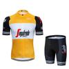 Mens Cycling Jersey Set Mountain Bike Short Sleeve Kit Quick Dry Riding Apparel Road Trail