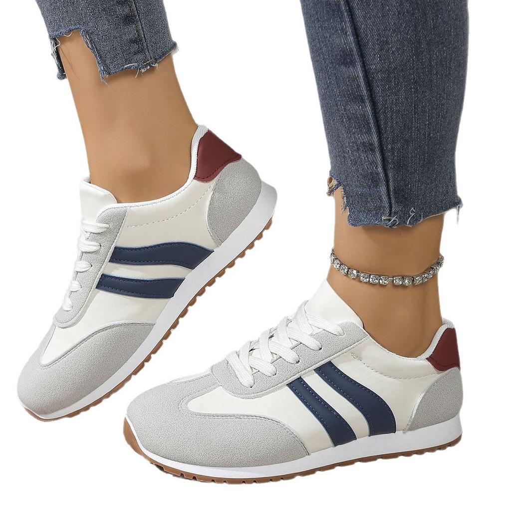 Spring And Summer Sports Style Casual Single Shoes Fashionable Versatile Running Shoes Lightweight Large Size Women'S Shoes Wholesale