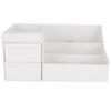 Professional Makeup Case Cosmetic Storage Box Desktop Beauty Organizer with DrawerWhite
