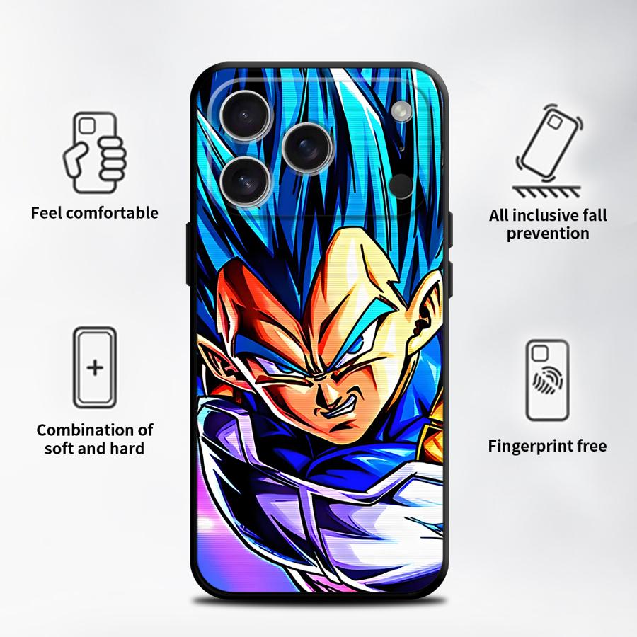 Чехол D-ragonS B-allS Vegeta для Apple iPhone 17 Pro Max 13 16 12 Air 14 11 XR XS MAX 15 Pro 7 8 Чехол для телефона Funda