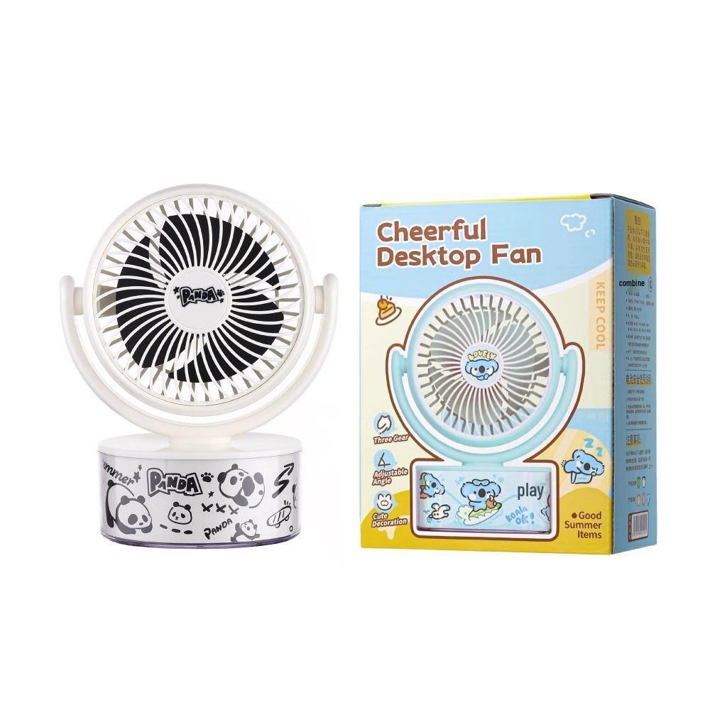 Cute Panda & Bear USB Handheld Mini Desktop Fan
