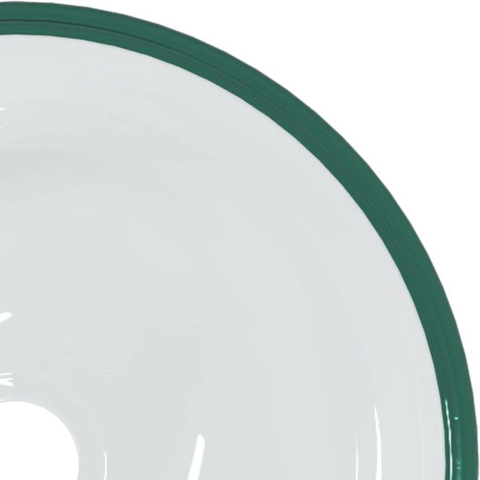 VidaXL Lavabo Vasque à Poser de Toilette Lave-mains de Salle de Bain Lavabo de Salle d'Eau Intérieur Verre Trempé 30x12 cm 345235