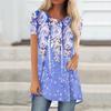 Summer Floral Flower 3D Print T-Shirts Women O-Neck Short Sleeve T Shirt Streetwear Oversized Tunic Y2K Top Tees Female Clothing