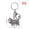 1Pc Cartoon Kittens Keychain Cure Animal Key Chain Cat Pendant for Women Car Key Ring Purse Bag Accessories Gifts