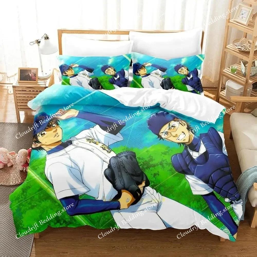 3D Печать Аниме Ace Of Diamond Комплект Постельного Белья Мальчики Девочки Размер Twin Queen Пододеяльник Наволочка Постель Дети Взрослые Домашний Текстиль026