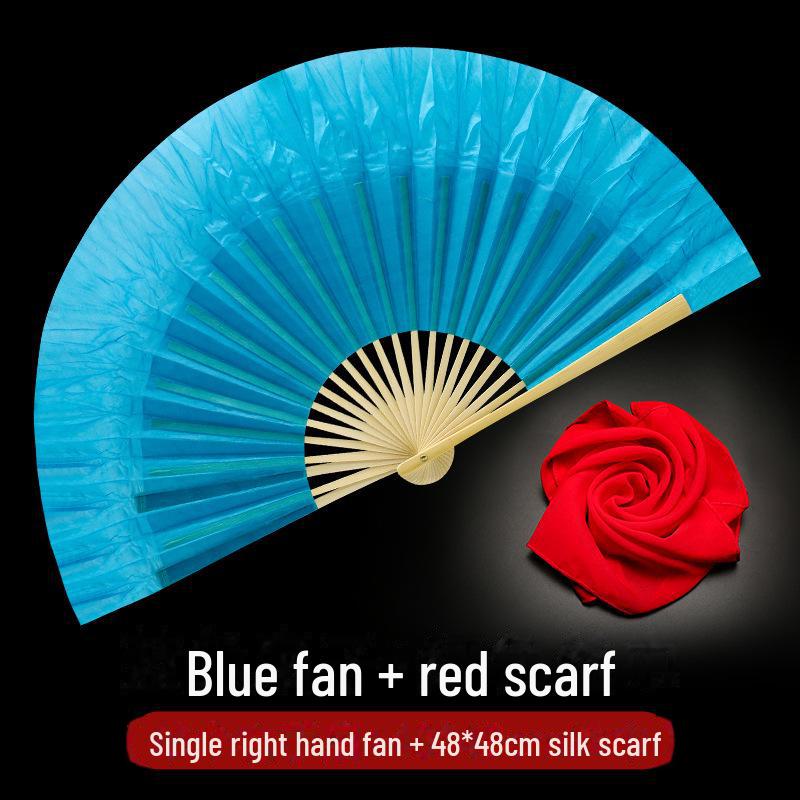 Реквизит из носовых платков для китайских танцоров 7 и 8 уровня: Цветочный барабан Аньхой и веер-фонарь Юньнань