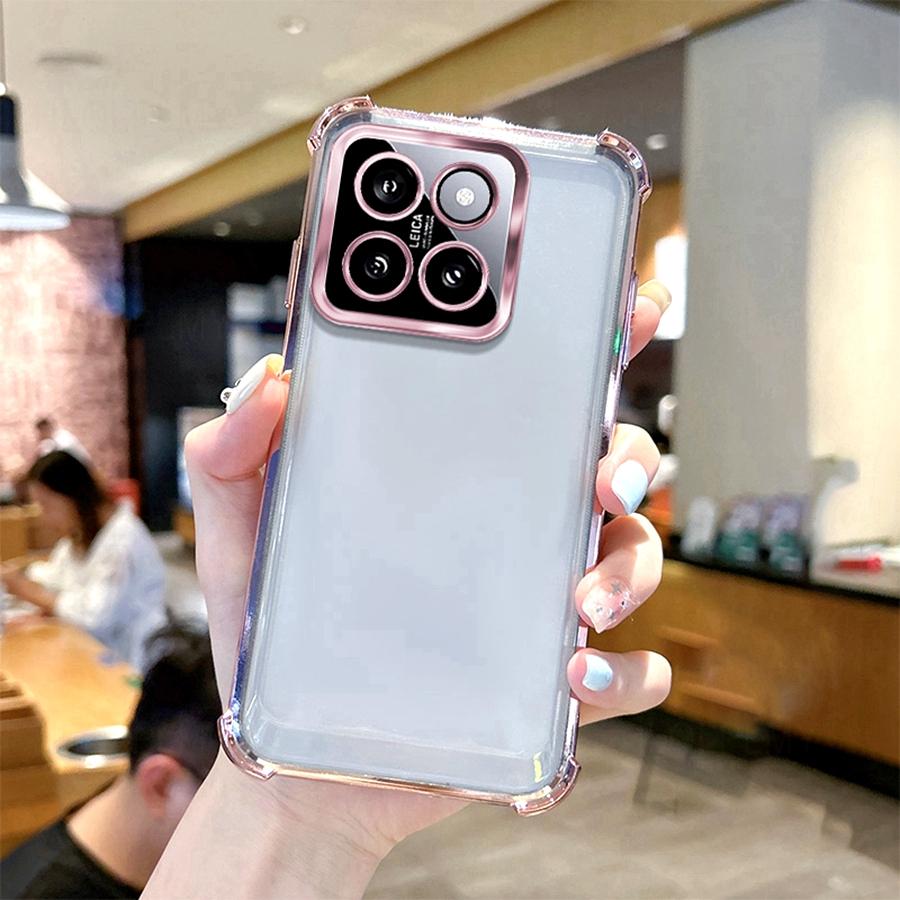 Противоударный чехол для линз с воздушной подушкой для Honor X6C X7D X9D Huawei Nova 14 Pro, силиконовая задняя крышка с покрытием, прозрачная крышка