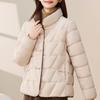 Casual Women's Winter Parkas Stand Collar Loose Warm Short Coats Thick Women Jackets