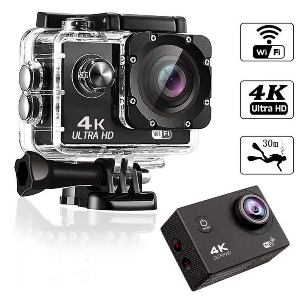 Новая экшн-камера Ultra HD 4K WiFi 2 дюйма 170D подводный водонепроницаемый шлем видеозапись спортивная камера