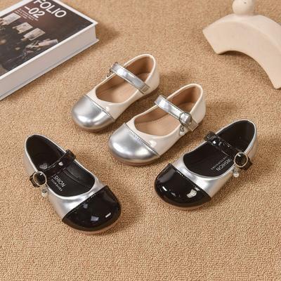 Весна Новые Модные и Удобные Повседневные Кожаные Туфли для Девочек в Корейском Стиле с Мягкой Подошвой