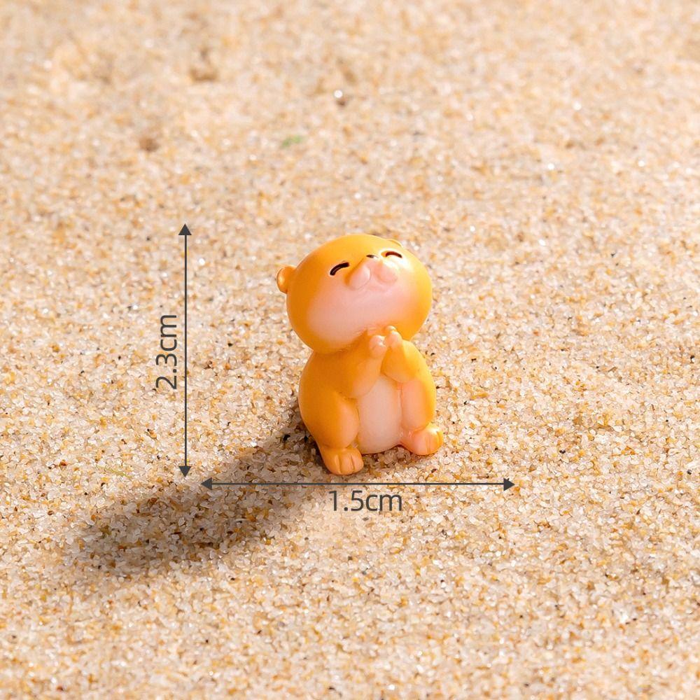 Resin Crafts Marine Animals Fish Ornaments Cute Mini Miniatures Animals Figurines DIY Coral Fish Garden Decorations