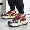 Fashion New Thick Soled Height Increasing Men's Casual Shoes 2025 Spring Color Blocked Comfortable Fashion Trend Low Cut Chunky sneakers