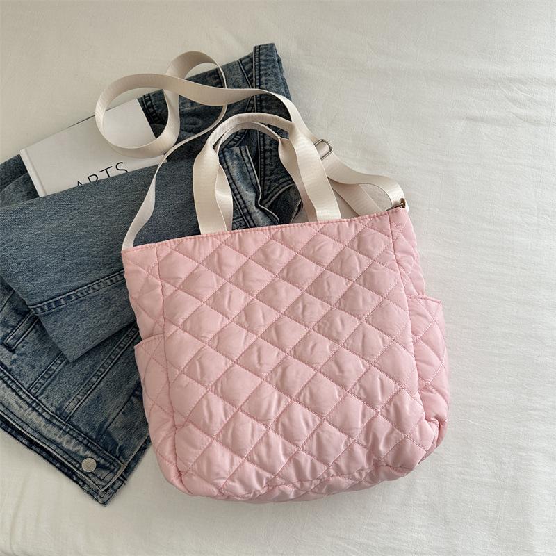 Осенне-зимняя модная сумка через плечо для поездок на работу, повседневная сумка-мессенджер, большая вместимость, простая женская сумка-тоут