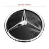 Car Sticker New 2025 For Mercedes Benz 1Pc Car Front Grille Star Logo Badge Mirror Bottom 3D ABS Logo for Mercedes-Benz W205 W17
