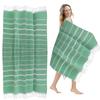 2pcs Turkish Beach Towel Ultra Light Super Absorbent Bath Towel With Tassels For Swimming Camping