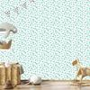 Hearts Wallpaper White and Mint 50x1000
