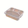 4 Grids Lunch Box Bento Box Lunch Containers for Adult/Kid/Toddler Picnic Bento Lunch Box Microwave Dishwasher Freezer Safe 2024
