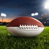 Oval Size 9 Football Brown and White Training Football Durable American Football  Recreational Play