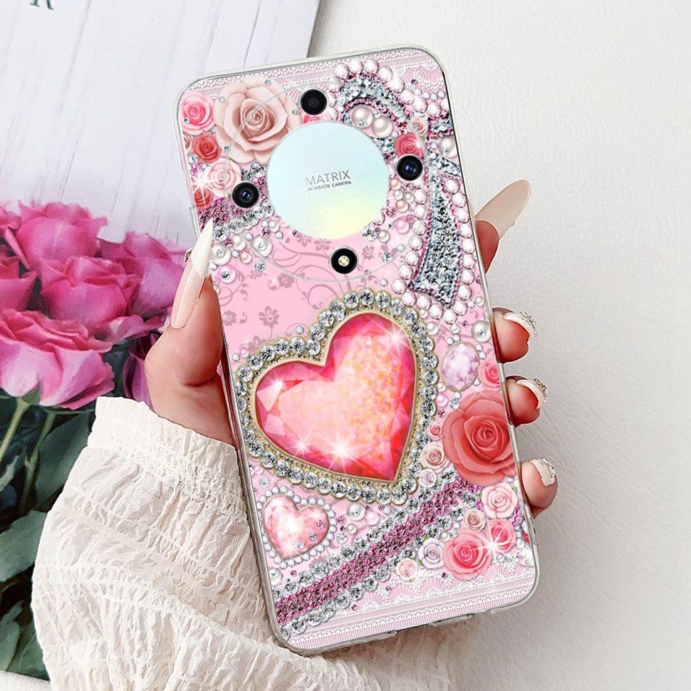 For Honor X9a 5G Case RMO-NX1 Beautiful Butterfly Soft Silicone Phone Cases For Honor X 9a X9a 2022 Back Cover Bumper 6.67"