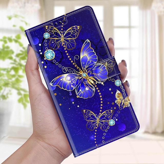 Магнитный кожаный чехол-книжка для Samsung Galaxy A32 A22 A12 A52s A72 A03s A13 A53 A03 Core A02, чехлы-бумажники, раскладывающаяся задняя крышка для телефона