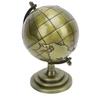 World Globe Alloy Metallic Luster and Texture 360 Degrees  Rotating Educational Globe for Office Study