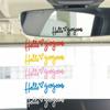 Hello Gorgeous Hello Gorgeous Cartoon Sticker Letter Hello Gorgeous Decals  Window Trunk Bumper