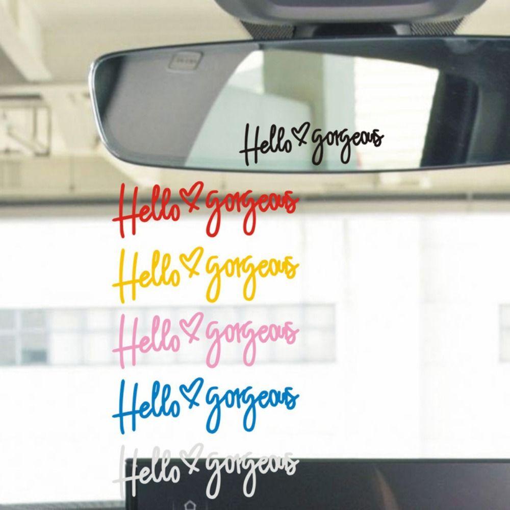 Hello Gorgeous Hello Gorgeous Cartoon Sticker Hello Gorgeous Decals Theme Styling Decorative