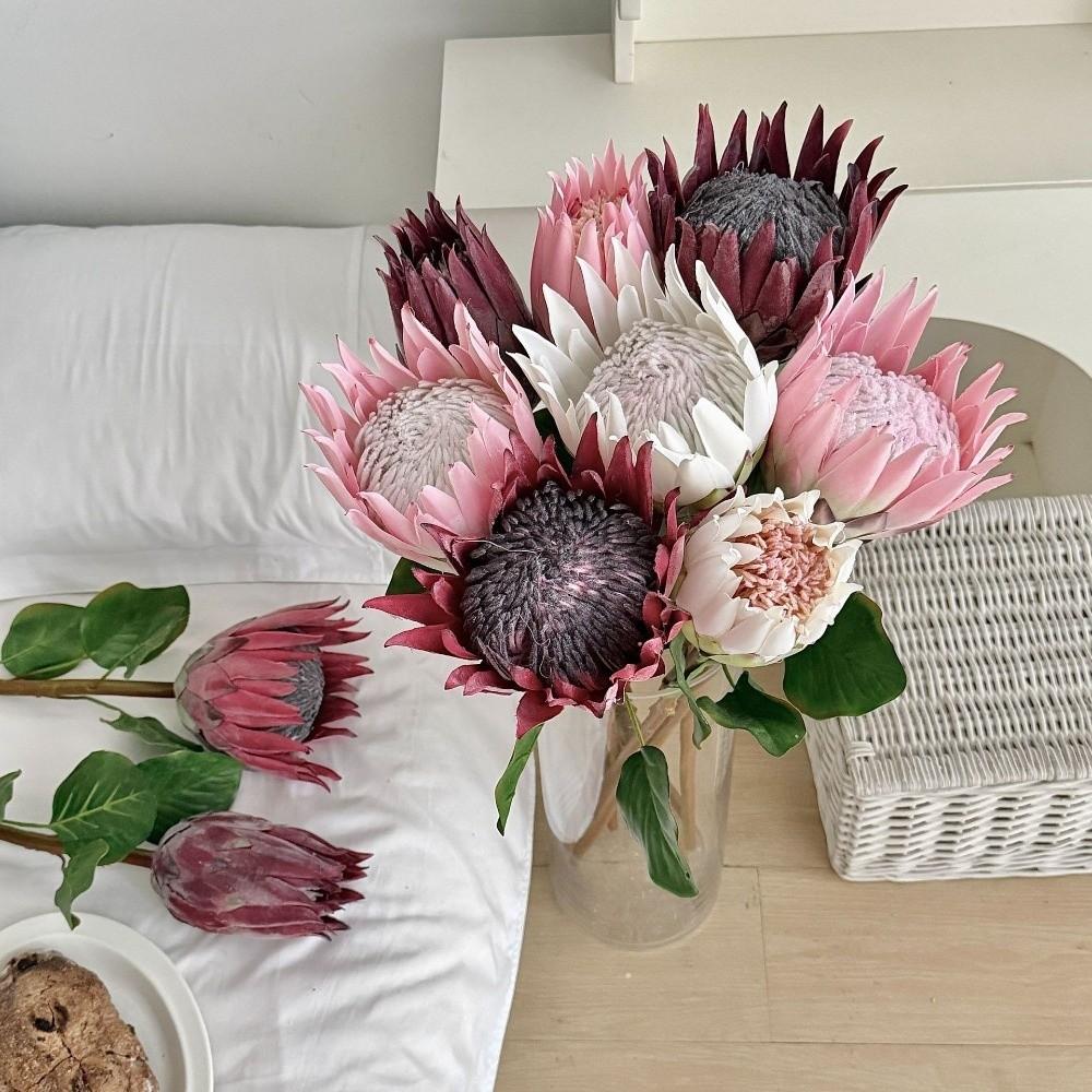 Multicolor Artificial Artichok Flower 67/70cm Floral Arrangement Emperor Flower Home Decoration