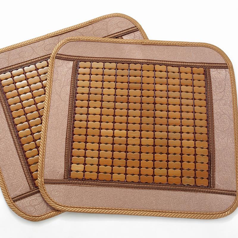Summer Bamboo Mat Mat Seat Cushion Fart Cushion Summer Breathable Office Car Mahjong Chair Cushion Cushion Seat Cushion