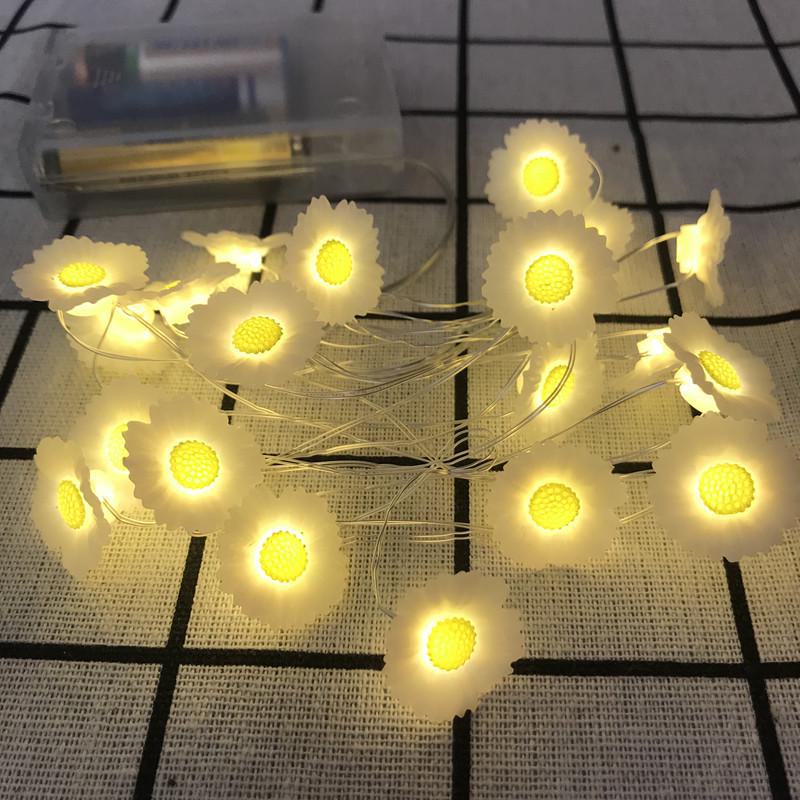 Лампа из медной проволоки в форме ромашки, пчелы, бабочки, подсолнуха - рождественские украшения