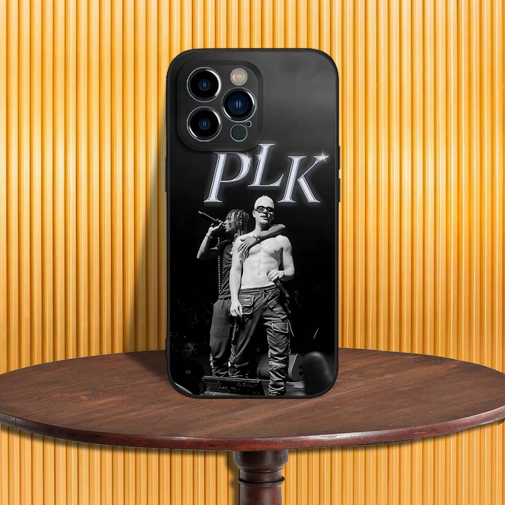 Чехол для телефона с изображением рэпера PLK Chambre 140 Для iPhone 17,16,15,14,13,12,11,Pro,Max,Plus,X,XS,SE4,E,Mini,Мягкий черный чехол