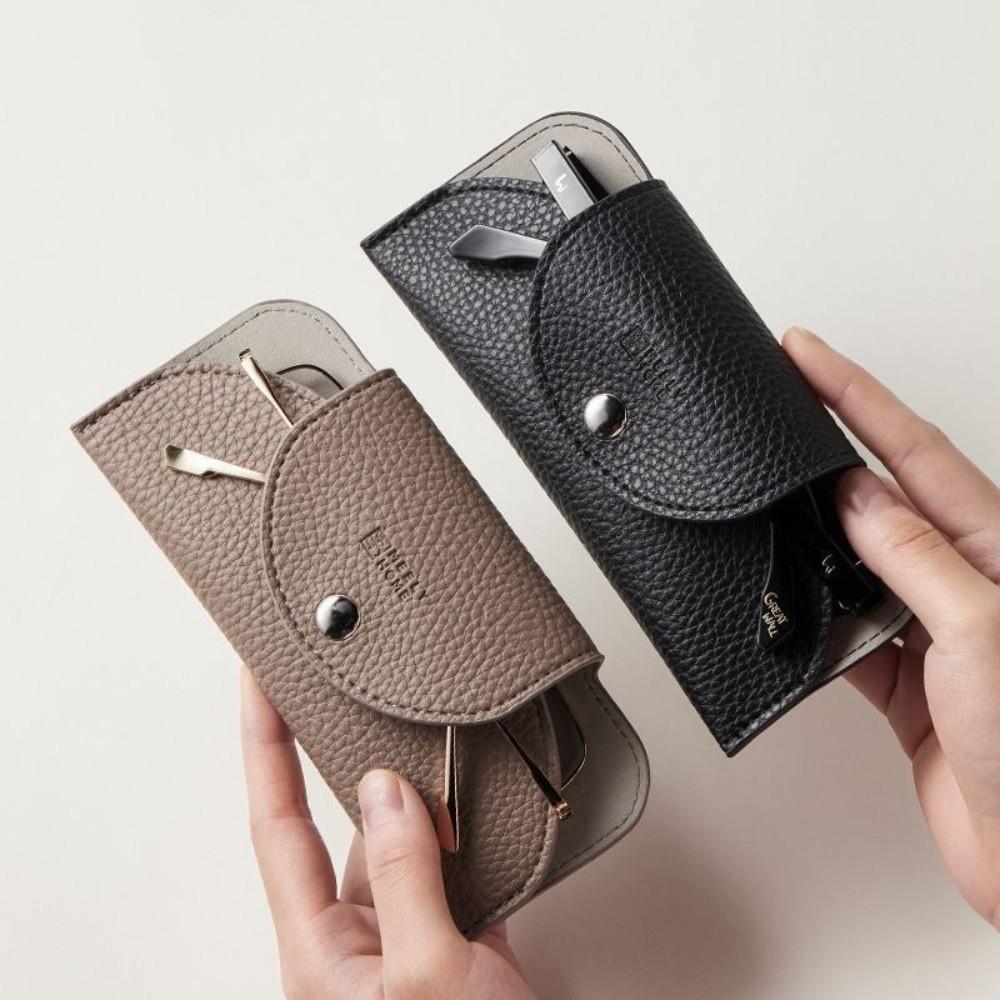 PU Leather Glasses Storage Bag Waterproof Reading Glasses Pouch Glasses Sleeve Eyewear Accessories