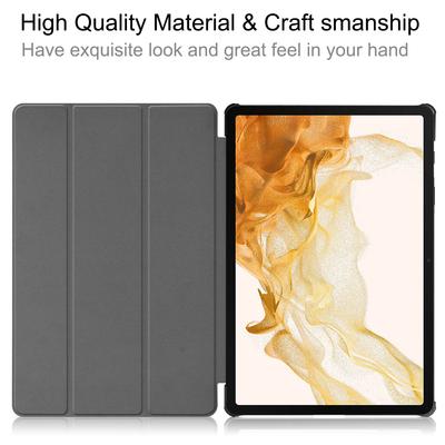 Чехол для Samsung Galaxy Tab S10+/S9 FE+/S9+ Противоударный Кожаный Чехол-Подставка для Планшета