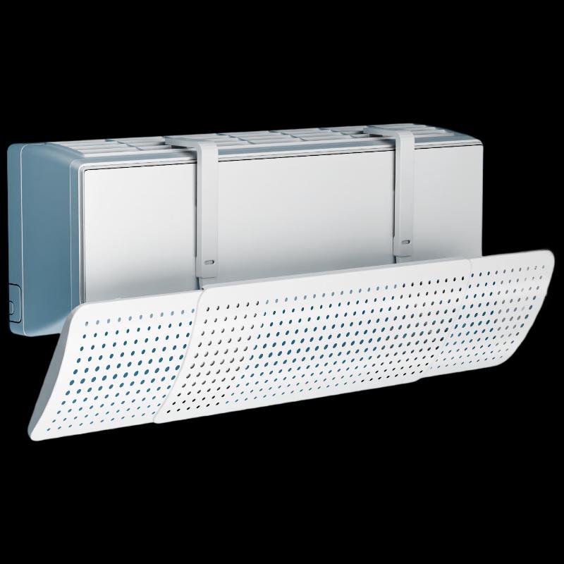 Adjustable No-Drill AC Wind Deflector
