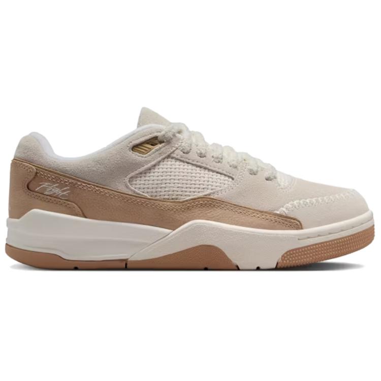 Jordan FLIGHT COURT Vintage Basketball Shoes Women's Beige Brown Jordan IB4414-120