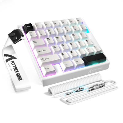 ATTACK SHARK M36 HE Gaming Rapid 8000Hz Polling Section One-Handed Keyboard, Wired, Left-Hand Device, Trigger, Rate, F-Key