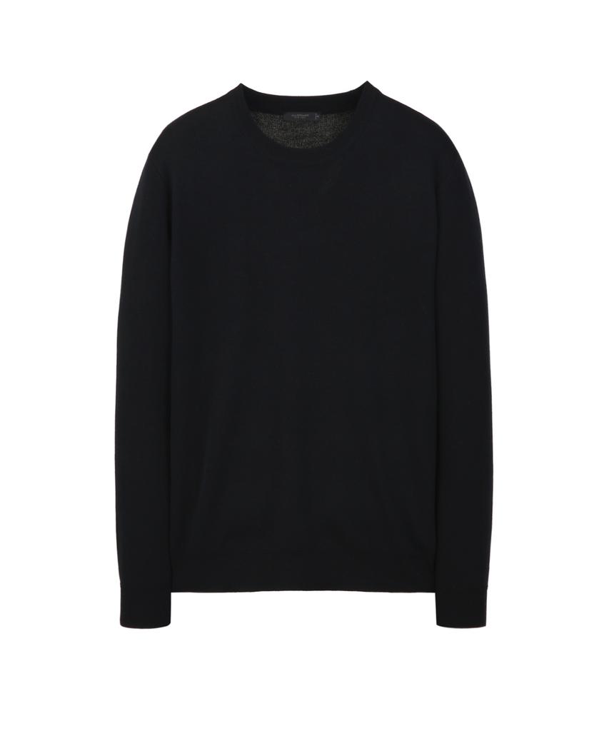 Jilseutyueoteunyuyogmaen Wool Crew Neck Knit - Black (Jnsw6A201Bk)