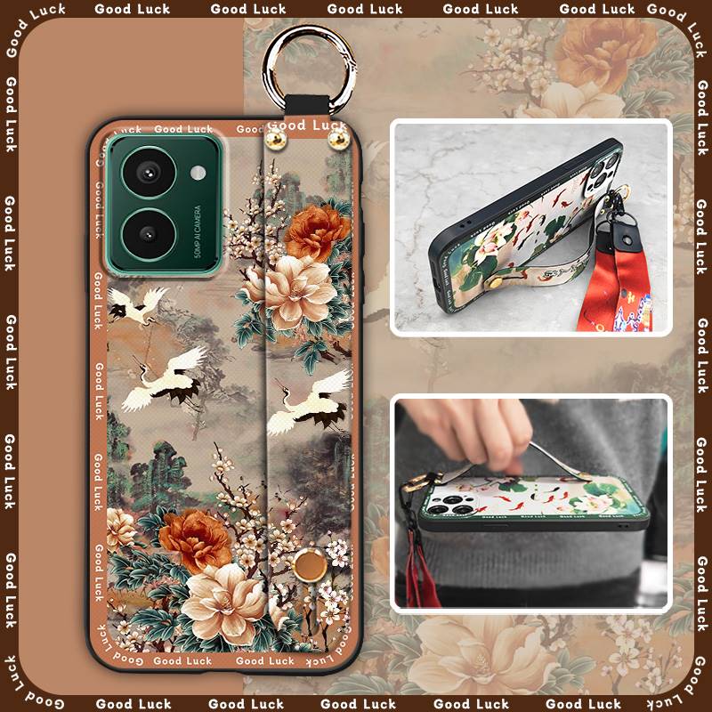 Водонепроницаемый чехол для телефона в китайском стиле для Nokia HMD Pulse/Pulse+/Pulse Pro, противоударный мягкий чехол, браслет, кольцо для защиты от пыли