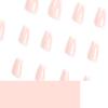 24 Pieces Medium and Long Square Nail Piece Nail Art Wear Nail Piece Nail Art Piece Nail Sticker Nail Piece Nail Piece