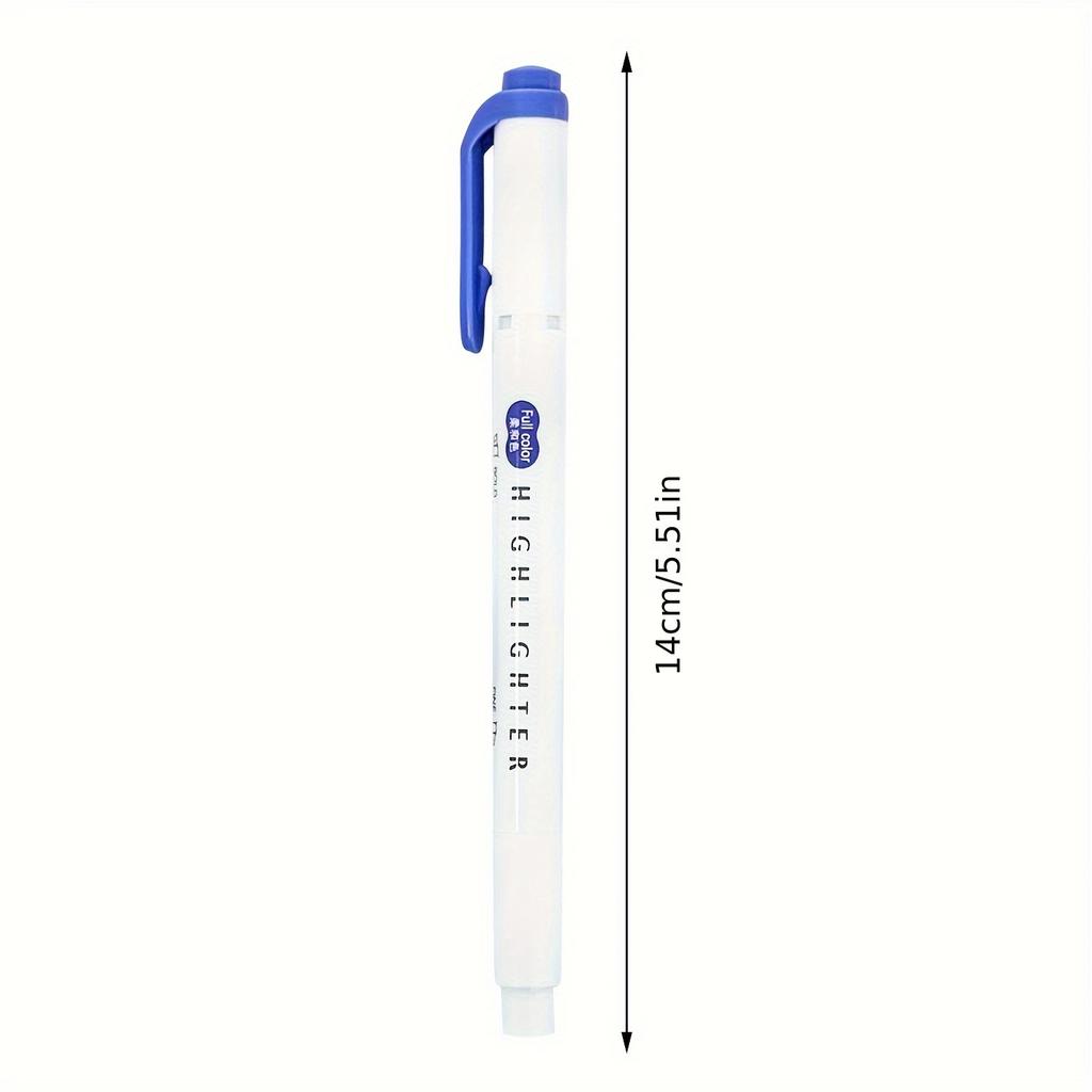 5 шт. Пастельные хайлайтеры Цвета Двусторонний флуоресцентный маркер-крючок Цветной маркер Милые маркеры для ведения журнала Японская канцелярия