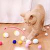 Тихий мячик-игрушка для кошек Само-Привет Успокаивающий инструмент Плюшевый мяч Домашняя палочка-дразнилка для кошек Игрушка для кошек Множество спецификаций Товары для домашних кошек