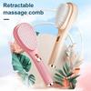 Retractable Hair Brush Self-Cleaning Bristles Scalp Massage Anti-static Hair Detangling Styling Comb Portable
