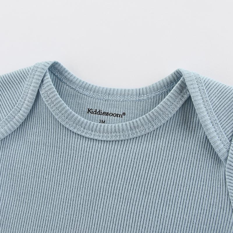 1 шт., комбинезон для маленьких мальчиков и девочек с круглым вырезом и короткими рукавами, одежда для маленьких мальчиков и девочек, хлопковый комбинезон для детей 0-12 месяцев, одежда для новорожденных