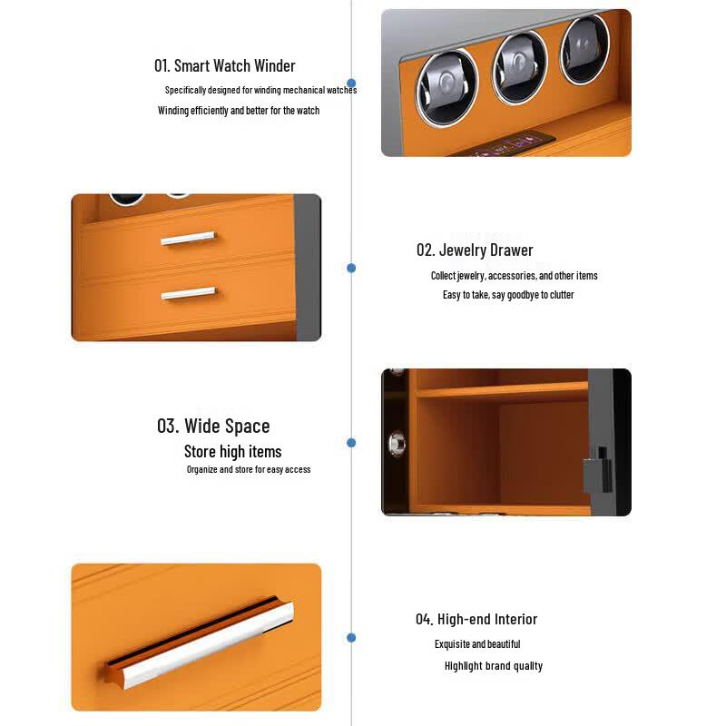 TIGER Fingerprint & Password Fireproof Security Cabinet