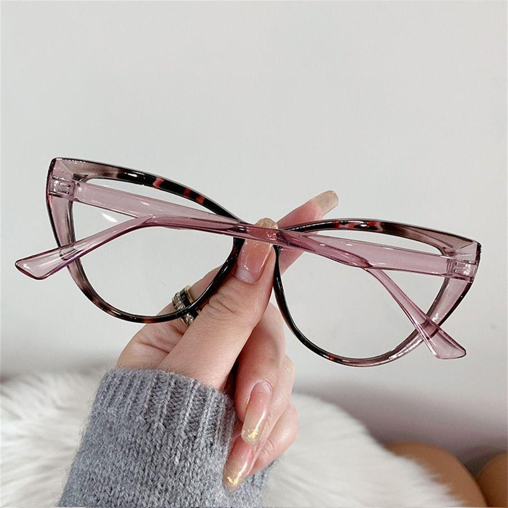 Retro Transparent Frame Anti-UV Blue Rays Glasses Ultra-light Vision Care Computer Goggles PC Eyeglasses Women Girls