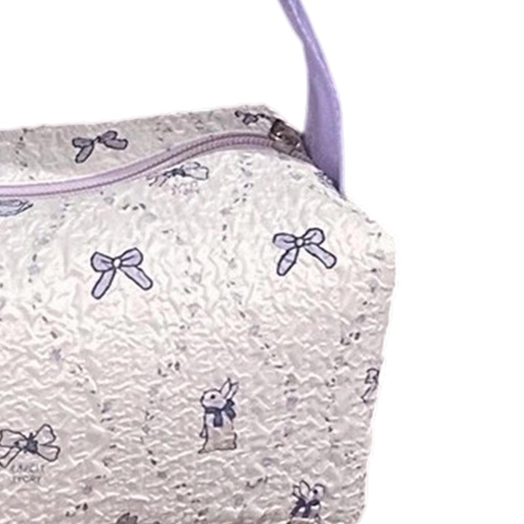 Просторный косметический органайзер из пузырчатой пены, косметичка для макияжа с ручкой, сумка для хранения, для путешествий и повседневного использования