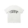 Li-Ning X Phil Hackett Co-Branded Alphabet Print Loose Round Neck Casual Short Sleeve T Shirt Unisex Tops Off-White AHSU215-5